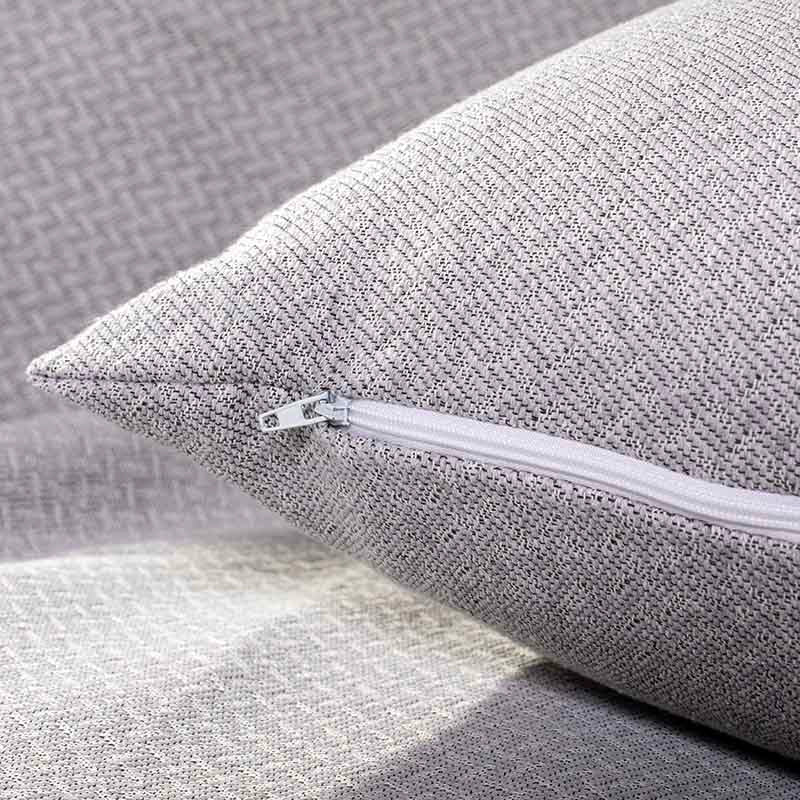 Διακοσμητική Μαξιλαροθήκη Charisma Cotton Fishbone / 30x50 / Silver