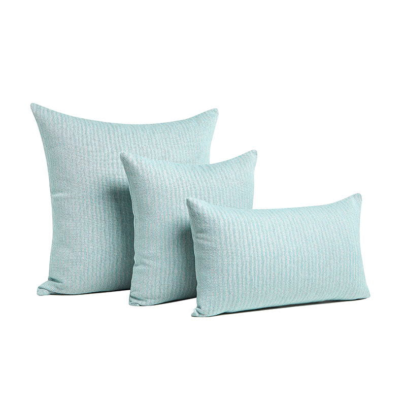 Διακοσμητική Μαξιλαροθήκη Charisma Cotton Stripe Aqua 30X50