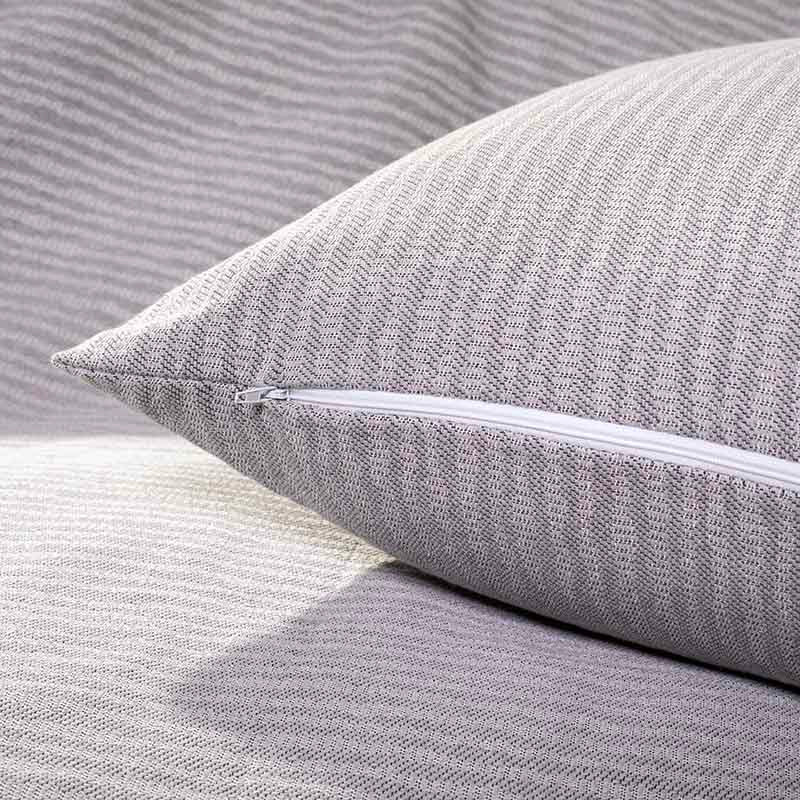 Διακοσμητική Μαξιλαροθήκη Charisma Cotton Stripe / 30x50 / Silver