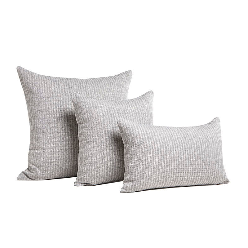 Διακοσμητική Μαξιλαροθήκη Charisma Cotton Stripe / 57x57 / Silver