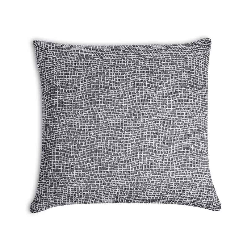 Διακοσμητική Μαξιλαροθήκη Charisma Cotton Net / 57x57 / Anthracite