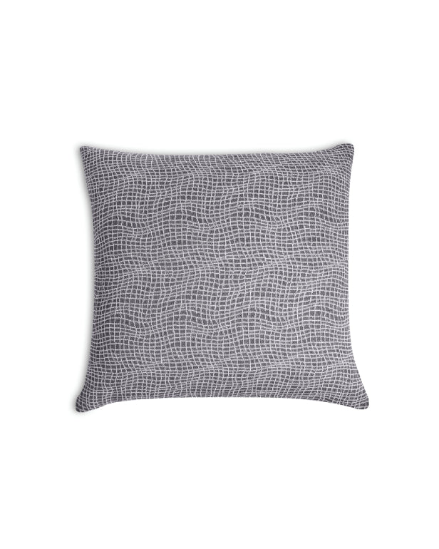 Διακοσμητική Μαξιλαροθήκη Charisma Cotton Net Anthracite 57X57