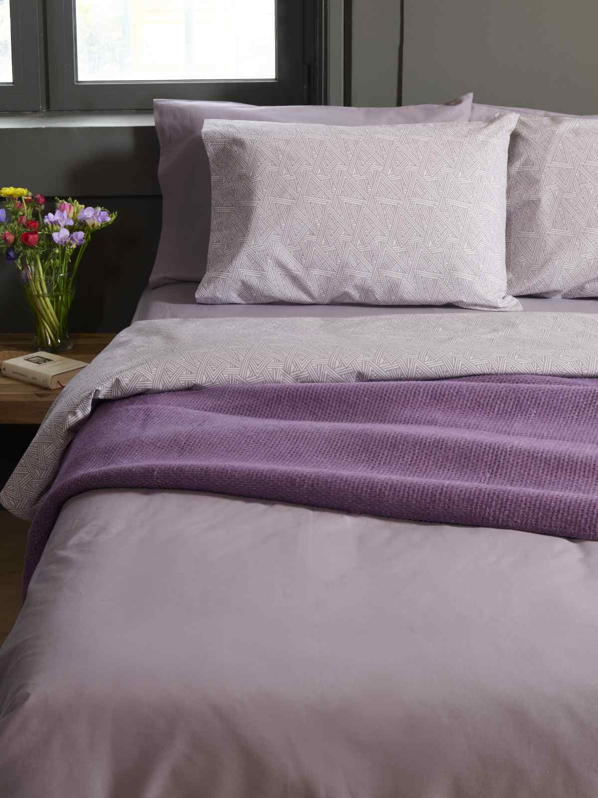 Σετ Σεντόνια με Λάστιχο Cannon Cotton Fresh Printed 100x200+33 / Grey ridge