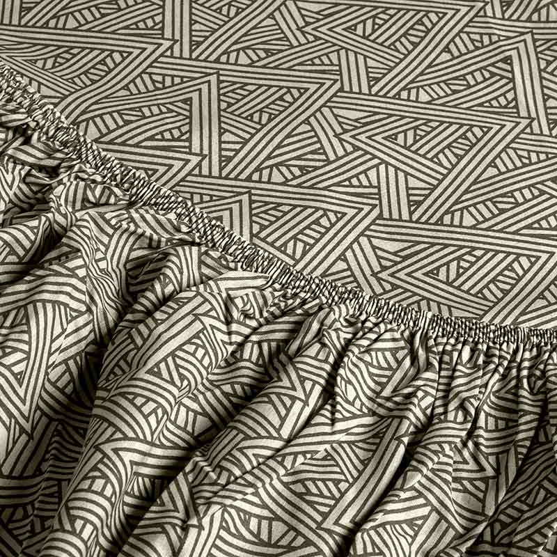 Σετ Σεντόνια με Λάστιχο Cannon Cotton Fresh Printed 100x200+33 / Beetle