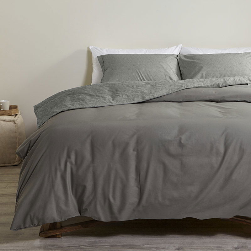 Σετ Σεντόνια με Λάστιχο Cannon Cotton Fresh Printed 160x200+33 / Monument