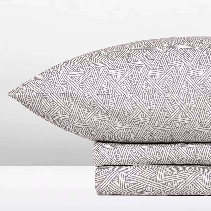 Σετ Σεντόνια με Λάστιχο Cannon Cotton Fresh Printed 160x200+33 / Grey ridge