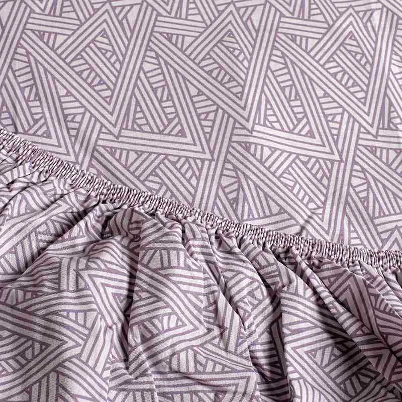 Σετ Σεντόνια με Λάστιχο Cannon Cotton Fresh Printed 160x200+33 / Grey ridge