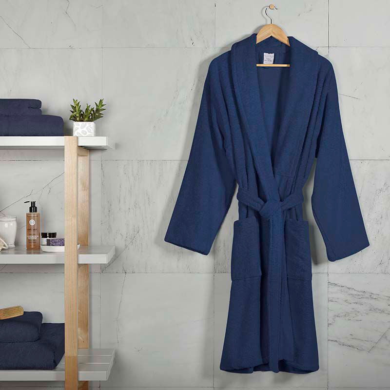Μπουρνούζι Fieldcrest Ultra Soft 370gsm L-XL / Indigo Blue