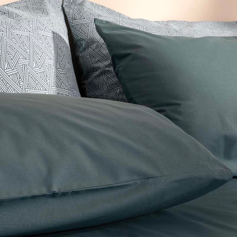 Σετ Σεντόνια με Λάστιχο Cannon Cotton Fresh Solid 100x200+33 / N.Atlantic