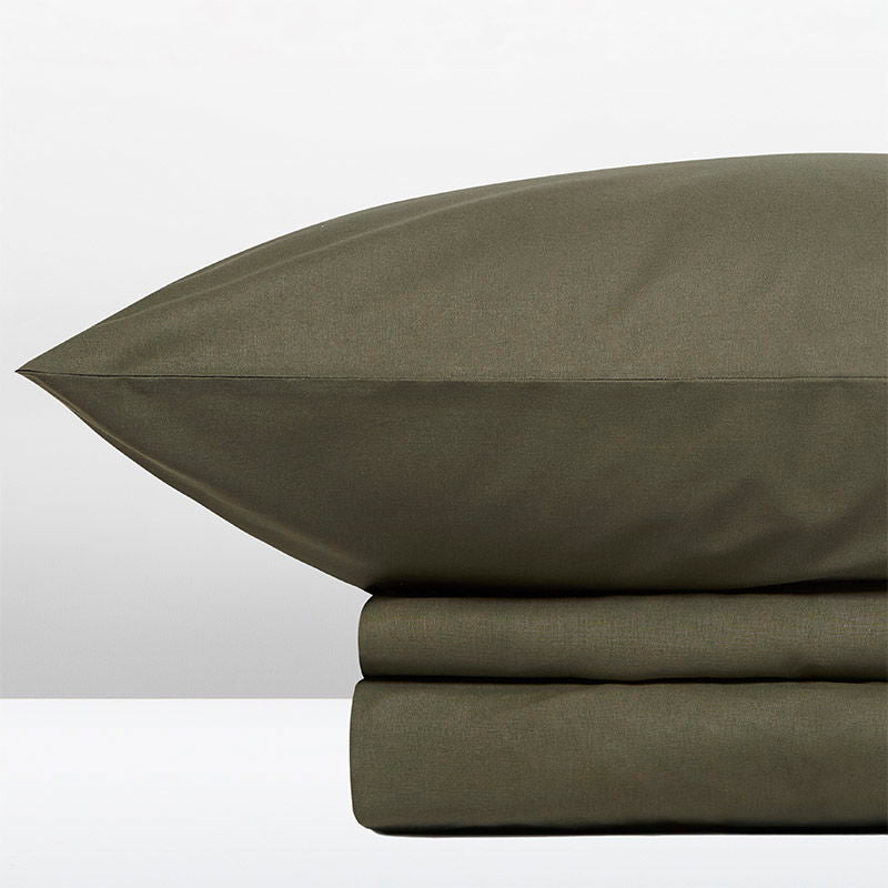 Σετ Σεντόνια με Λάστιχο Cannon Cotton Fresh Solid 100x200+33 / Beetle