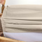 Σετ Σεντόνια με Λάστιχο Cannon Cotton Fresh Solid 100x200+33 / Pelican