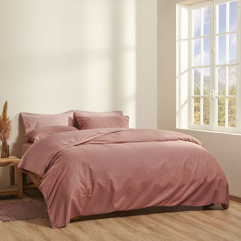 Σετ Σεντόνια με Λάστιχο Cannon Cotton Fresh Solid 100x200+33 / Burlwood