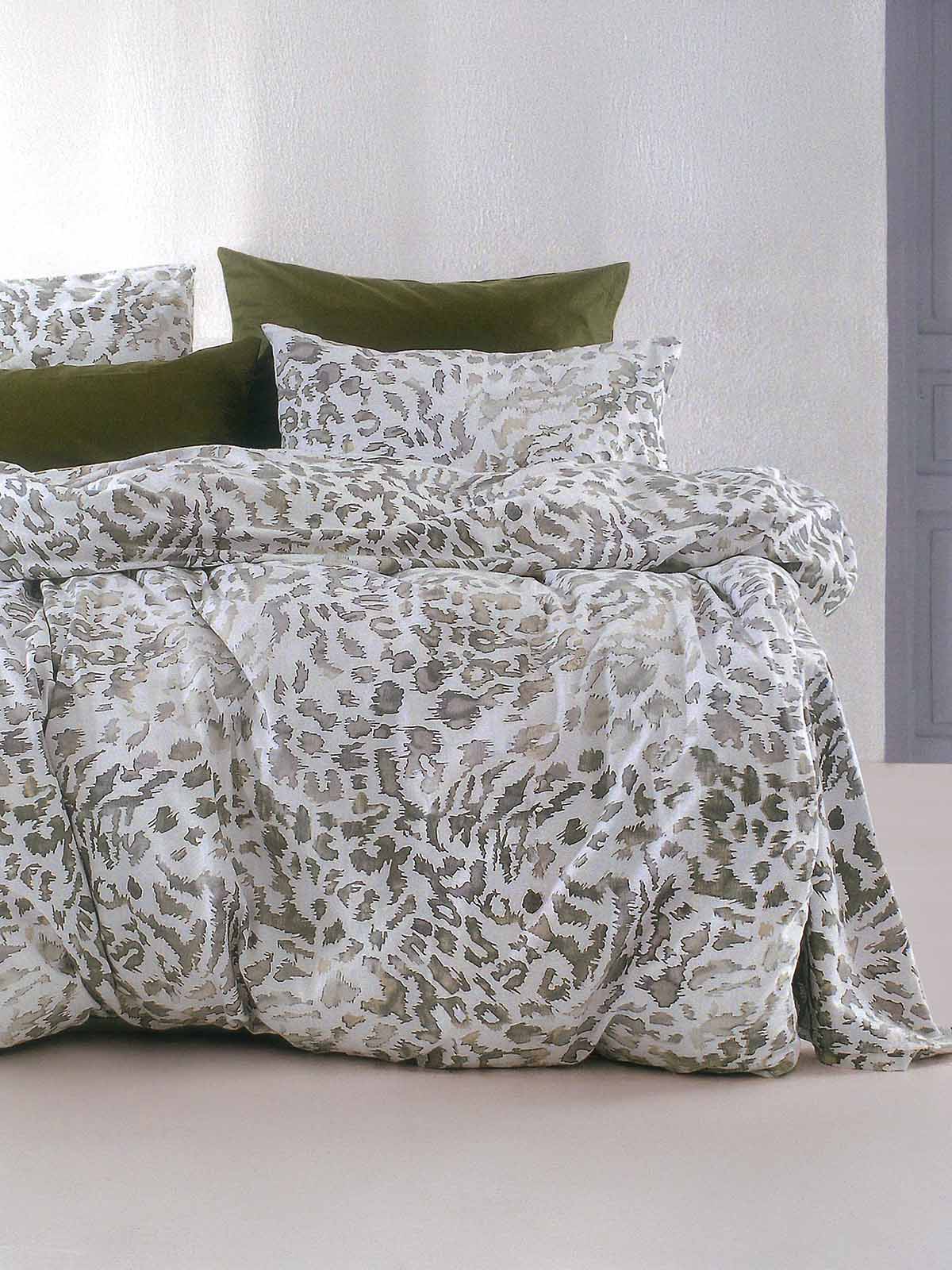 Σετ Φανελένια Σεντόνια Μονά Αιγαίον Flannelette 160X260 Green