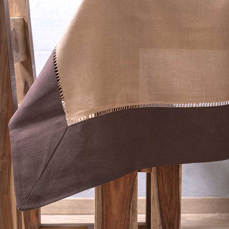Τετράγωνο Τραπεζομάντηλο Αιγαίον Frame 2749 140X140 / brown