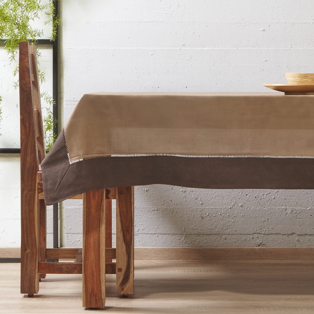Τραπεζομάντηλο Αιγαίον Frame 2749 "The Κέντημα Project" 140X180 / brown