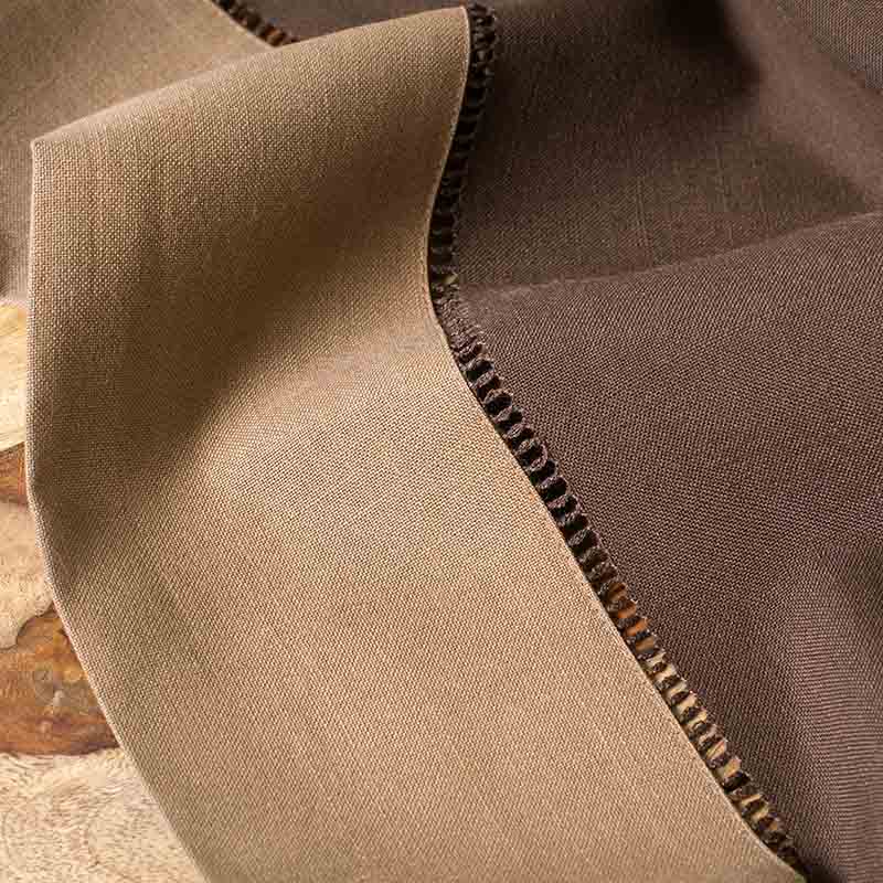 Τραπεζομάντηλο "The Κέντημα Project" Αιγαίον Frame 2742 140X180 / brown
