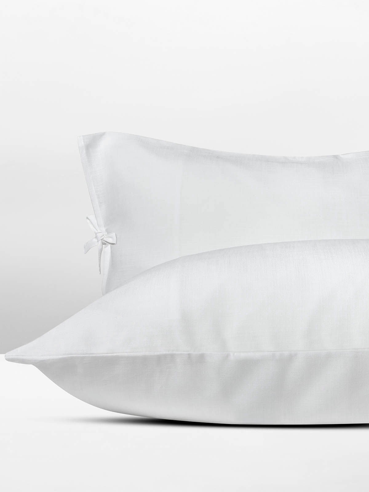 Μαξιλαροθήκες Σετ 2τμχ. Cinnamons Tencel-Linen 52X92 / White