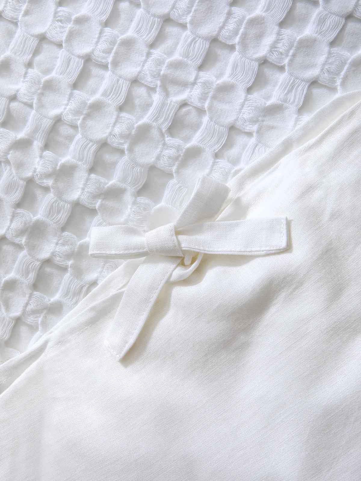 Παπλωματοθήκη Cinnamons Tencel-Linen 270X250 / white
