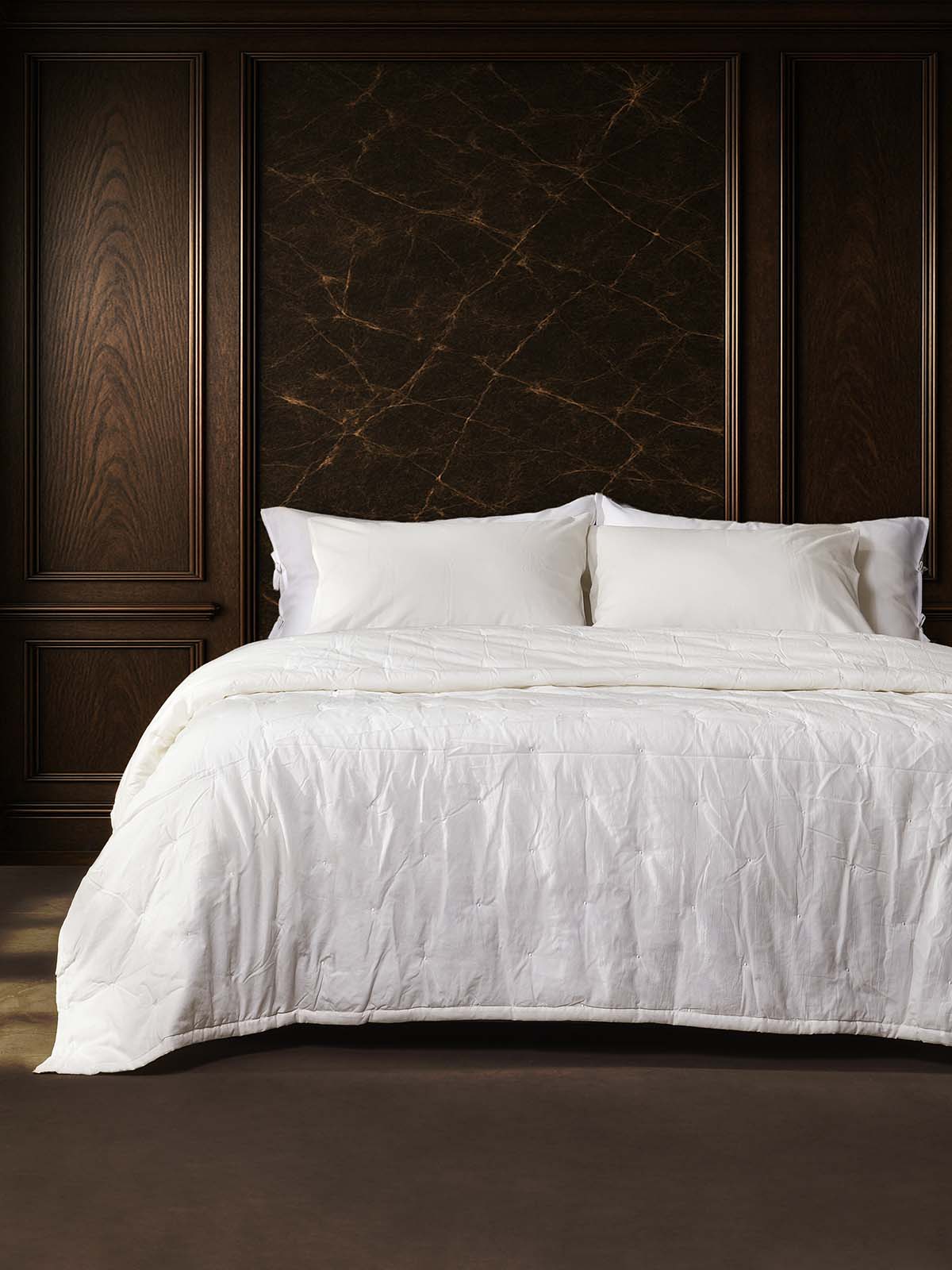 Κουβερλί Cinnamons Tencel-Linen 260X240 / white