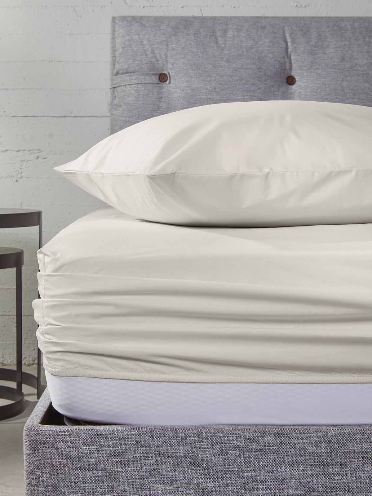 Σεντόνι με Λάστιχο Cannon Imperial 200TC 120X200+40 Silver