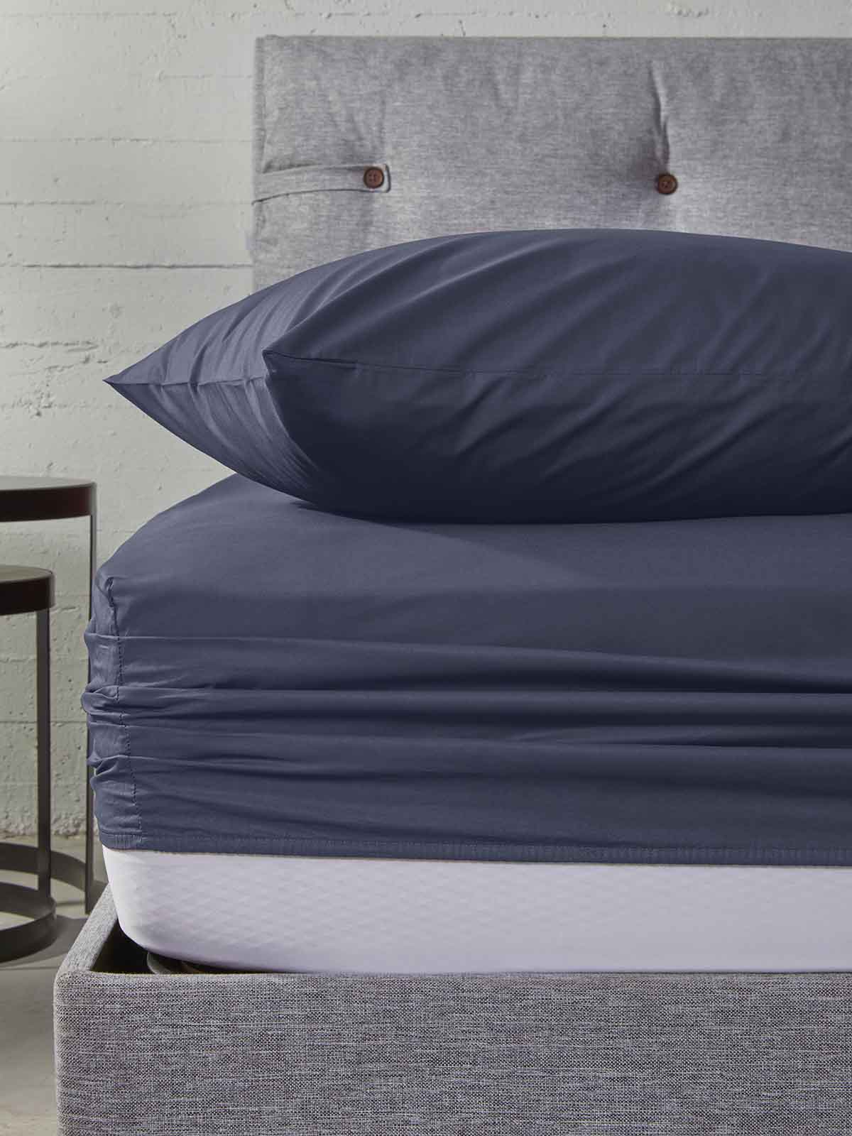 Σετ 2τμχ Μαξιλαροθήκες Cannon Imperial 200TC 52X92 / Blue Indigo