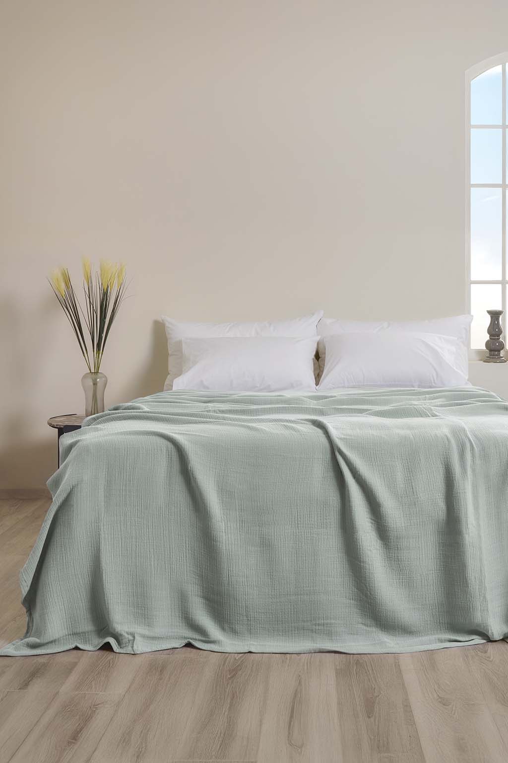 Κουβέρτα Αιγαίον Super Soft 180X240 / Teal