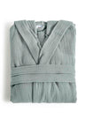 Μπουρνούζι με Κουκούλα Αιγαίον Super Soft S-M Teal-1