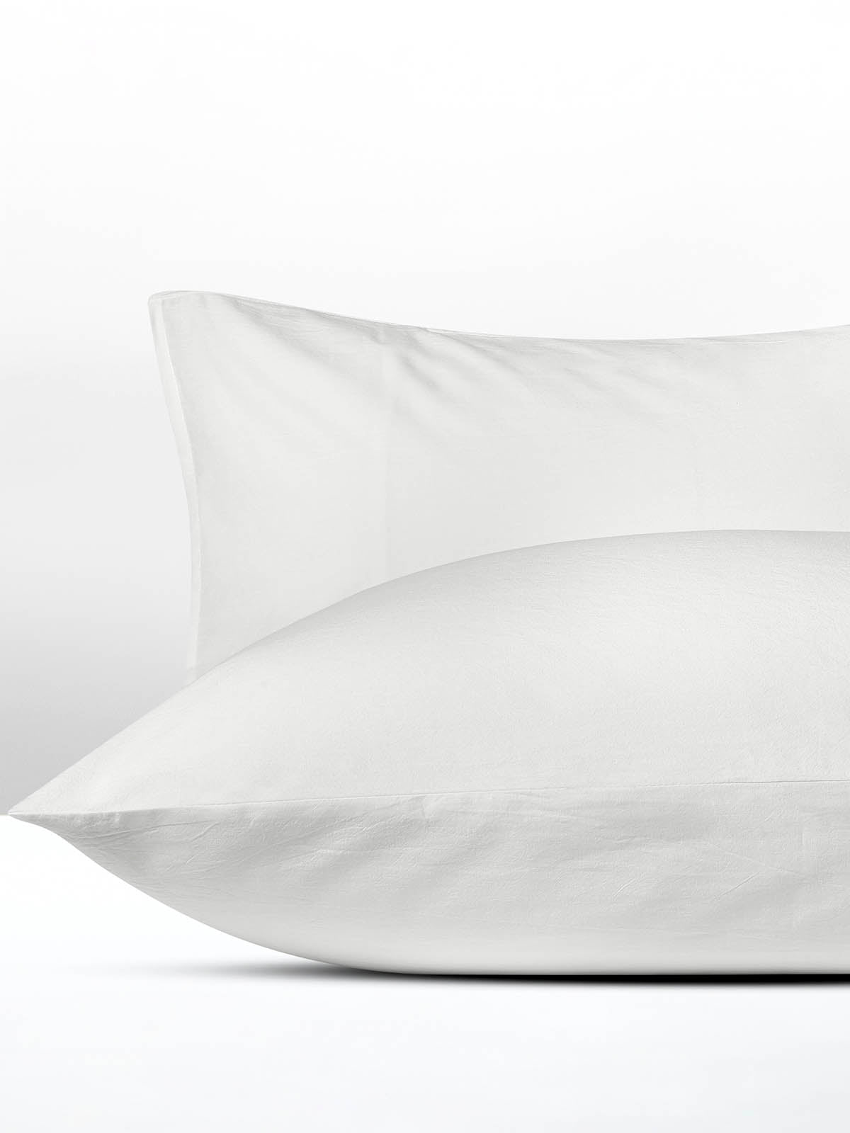 Σετ 2τμχ Μαξιλαροθήκη Αιγαίον Non Iron 51X76 Pristine White