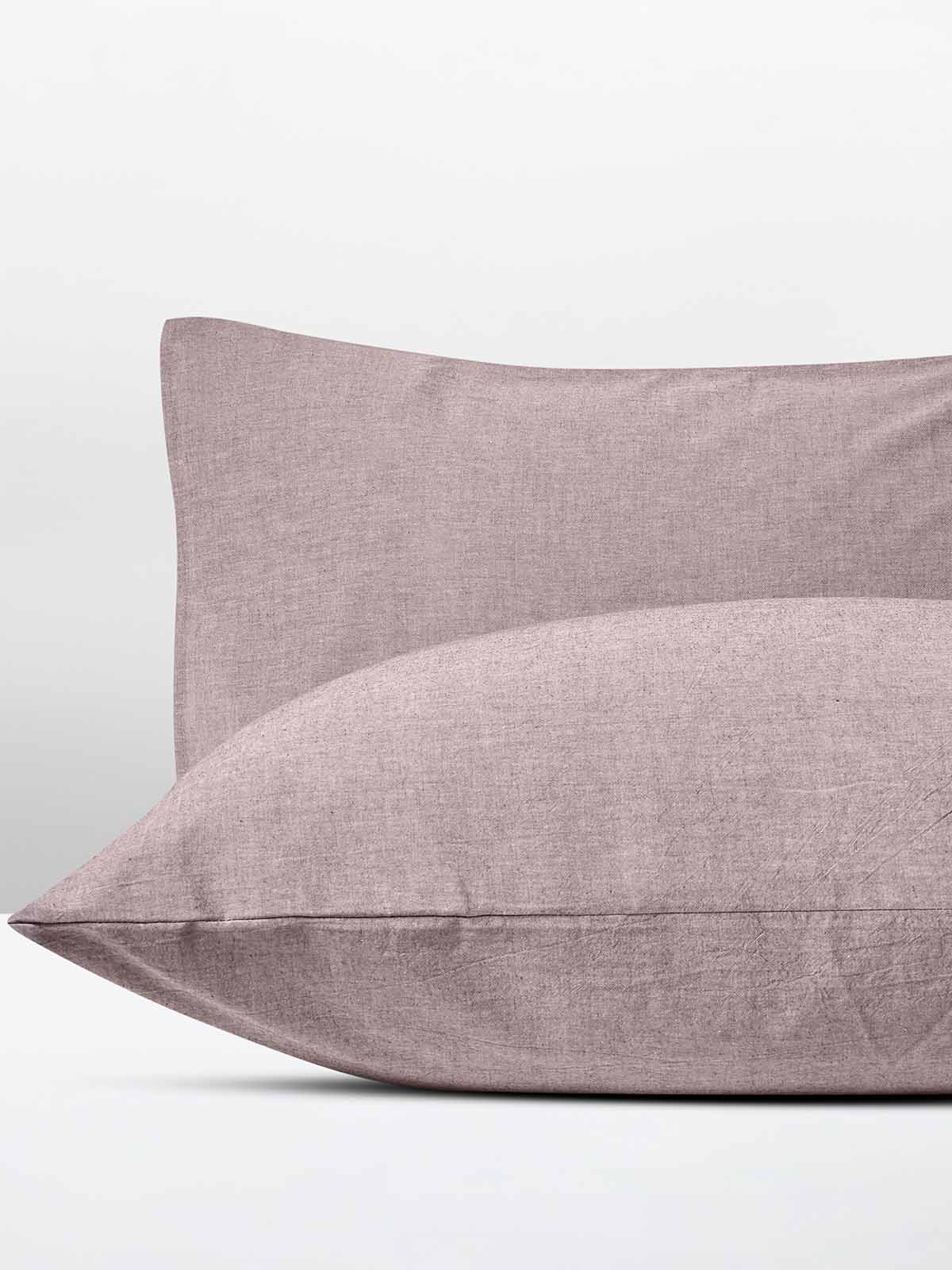 Σετ 2τμχ Μαξιλαροθήκη Αιγαίον Non Iron 51X76 Earthy Red