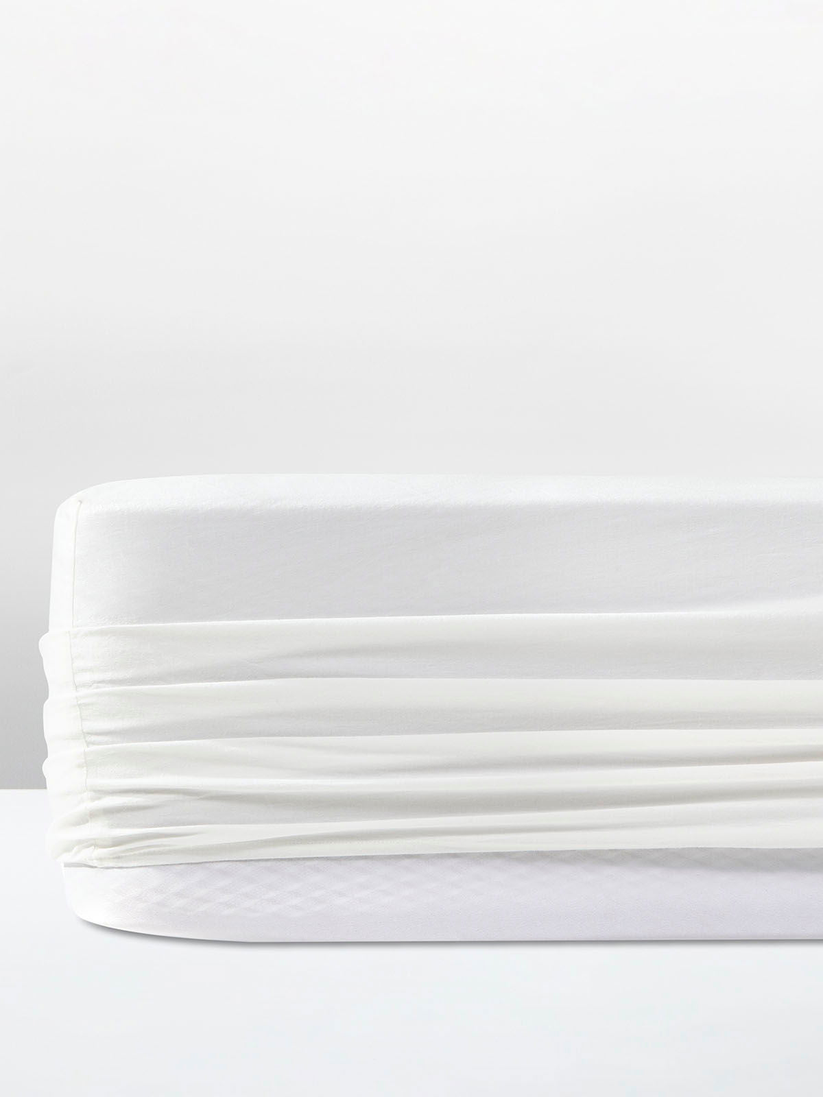 Σεντόνι Αιγαίον Non Iron με λάστιχο 160X200+40 / Pristine White