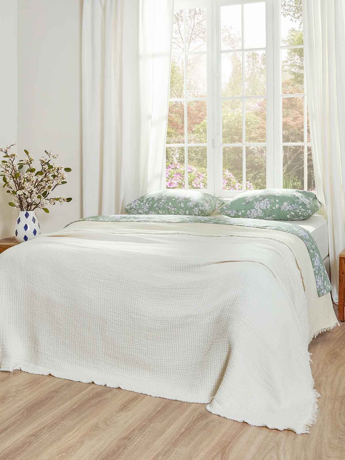 Κουβερλί Αιγαίον Super Soft Layered 170X240 / White