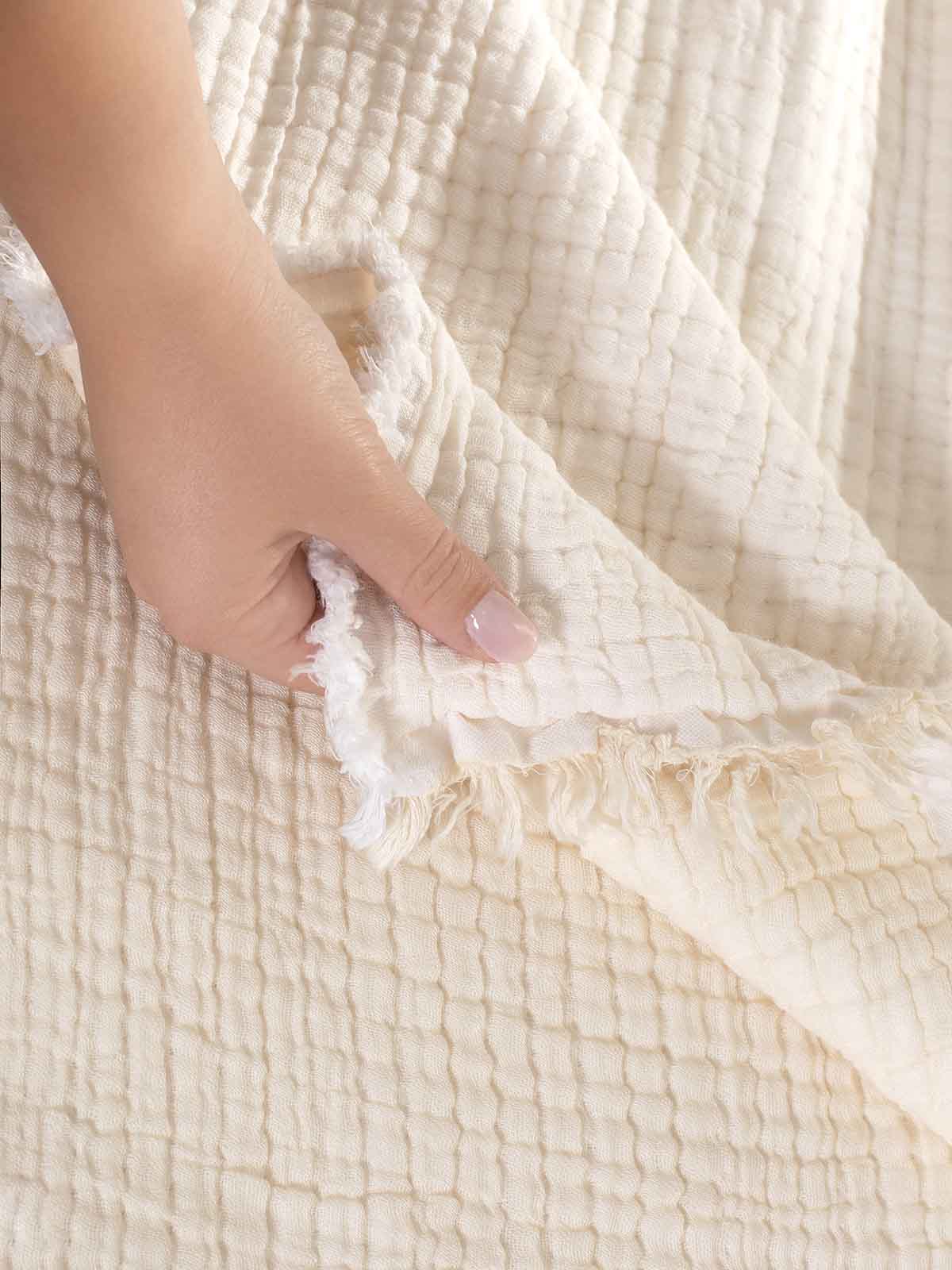 Κουβερλί Αιγαίον Super Soft Layered 170X240 / White