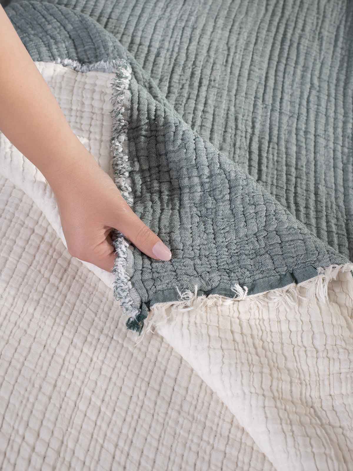 Κουβερλί Αιγαίον Super Soft Layered 170X240 / Teal