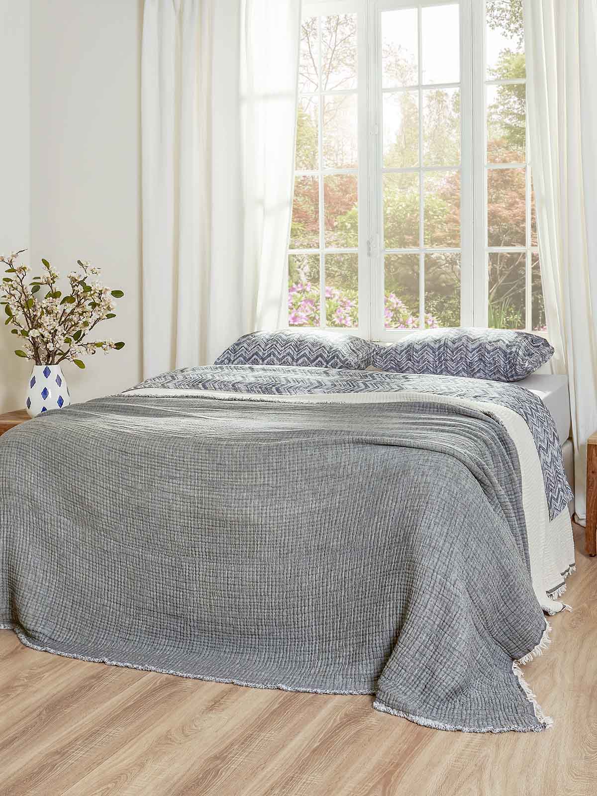 Κουβερλί Αιγαίον Super Soft Layered 250X240 / Black