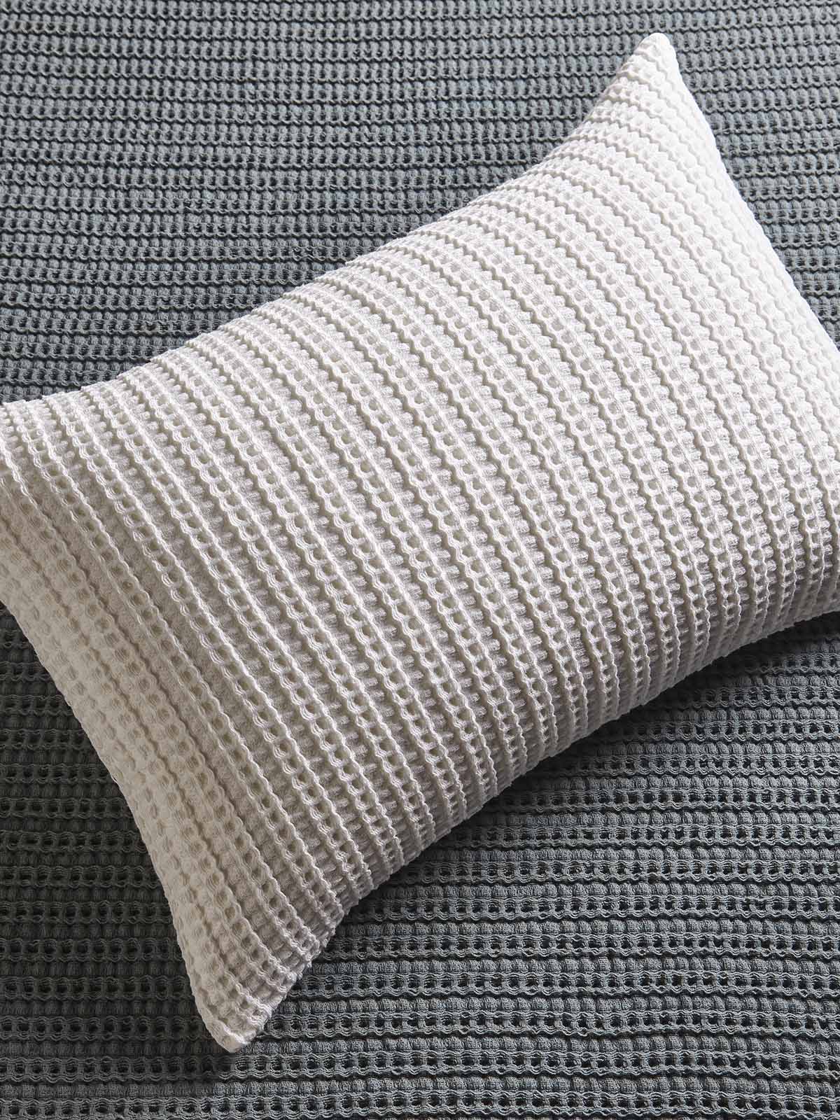 Διακοσμητική Μαξιλαροθήκη Cinnamons Heritage 1946 Knitted Weave 51X76 / White