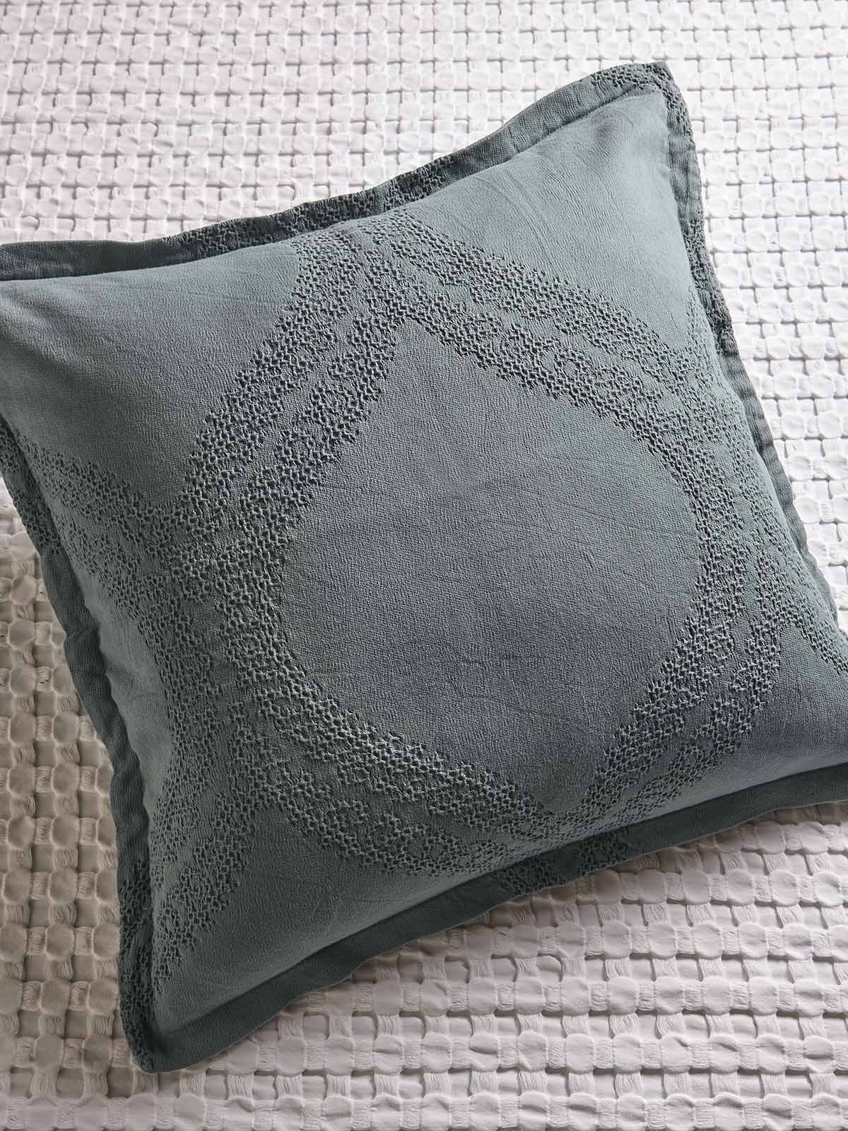 Διακοσμητική Μαξιλαροθήκη Cinnamons Heritage 1946 Lacework 60X60 / Green