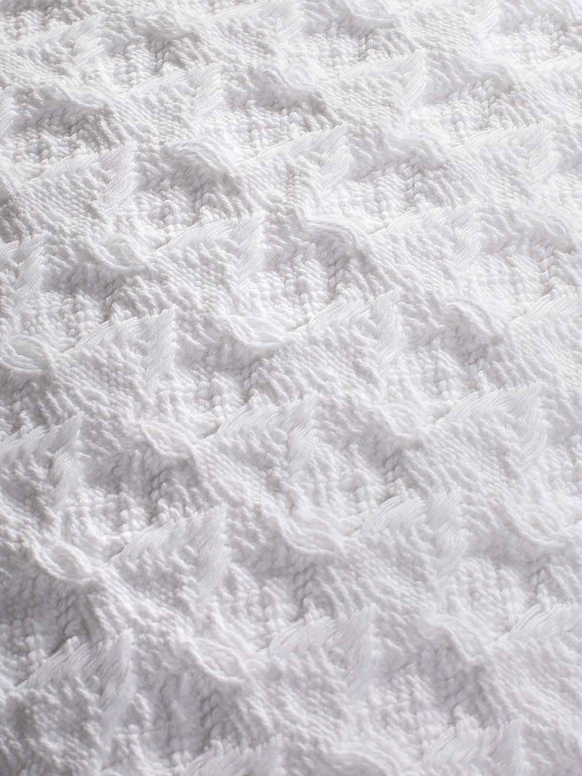 Διακοσμητική Μαξιλαροθήκη Cinnamons Heritage 1946 Waffle 60X60 / White