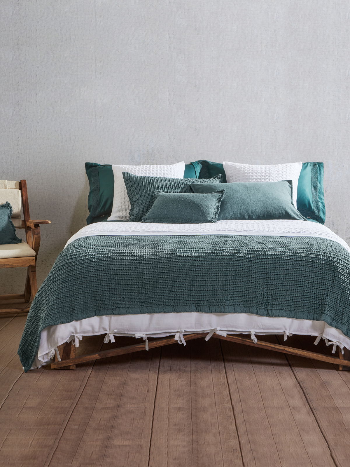 Κουβερλί Cinnamons Heritage 1946 Knitted Weave 260X260 / green