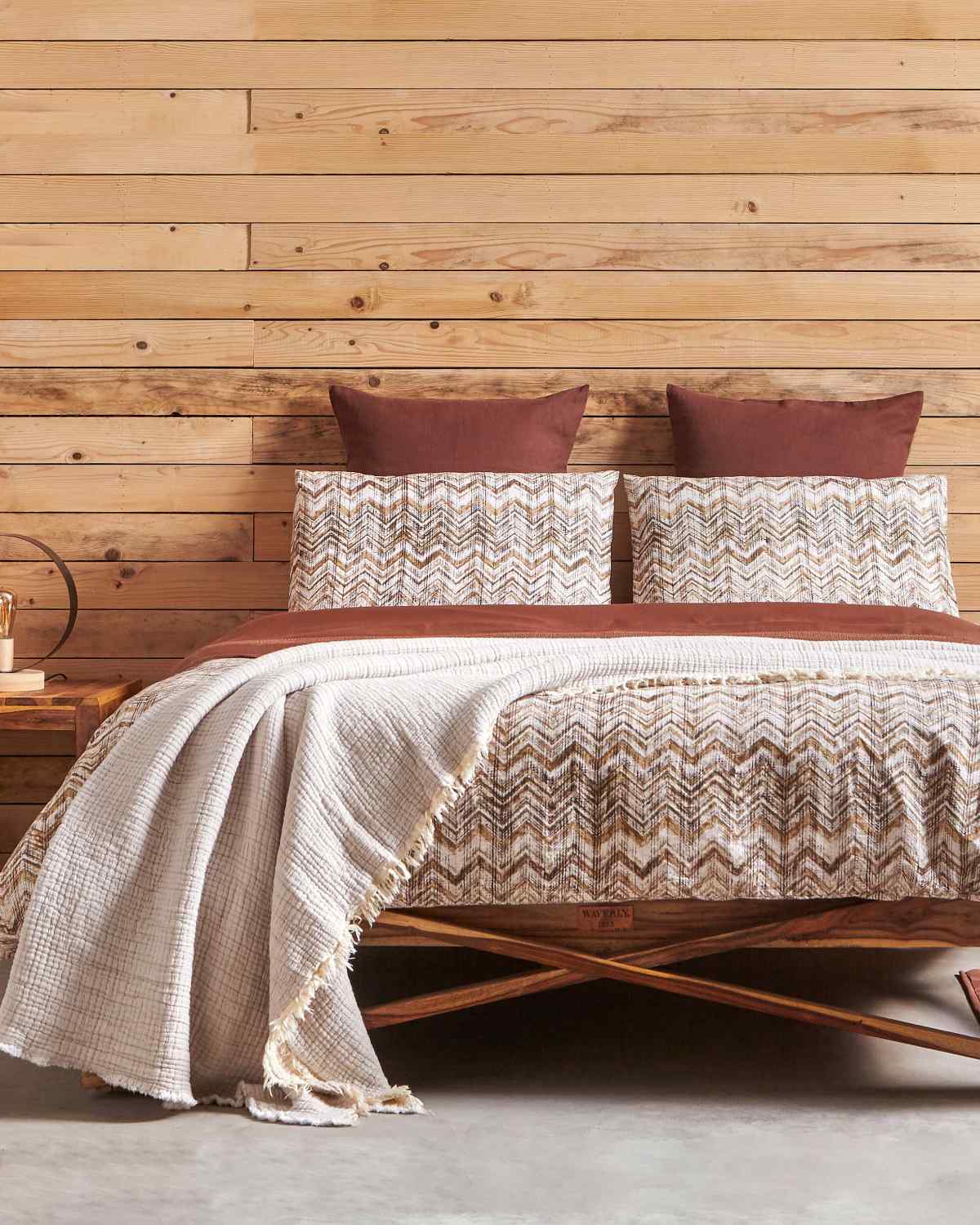 Σετ Σεντόνια Πειραϊκή Πατραϊκή Ωμέγα 100X200+35 / Agadir Beige