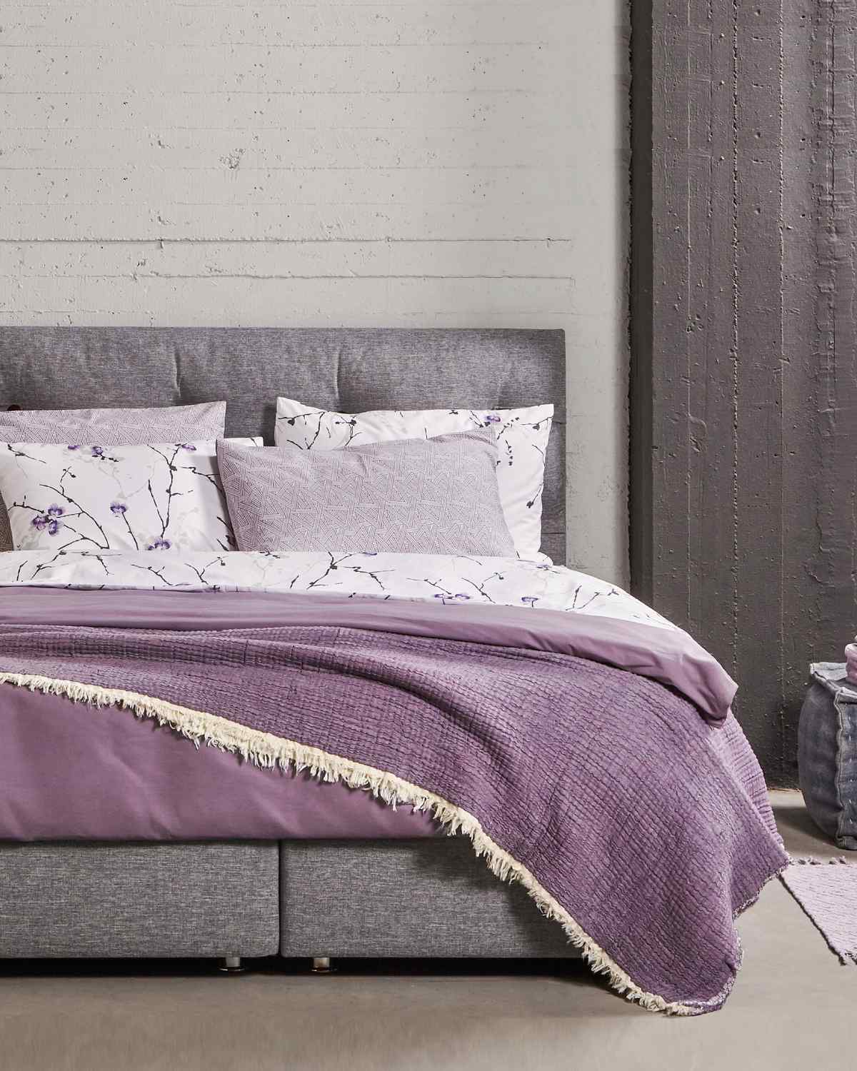 Σετ Σεντόνια Πειραϊκή Πατραϊκή Ωμέγα 160X200+35 / Exotic Flower Lilac
