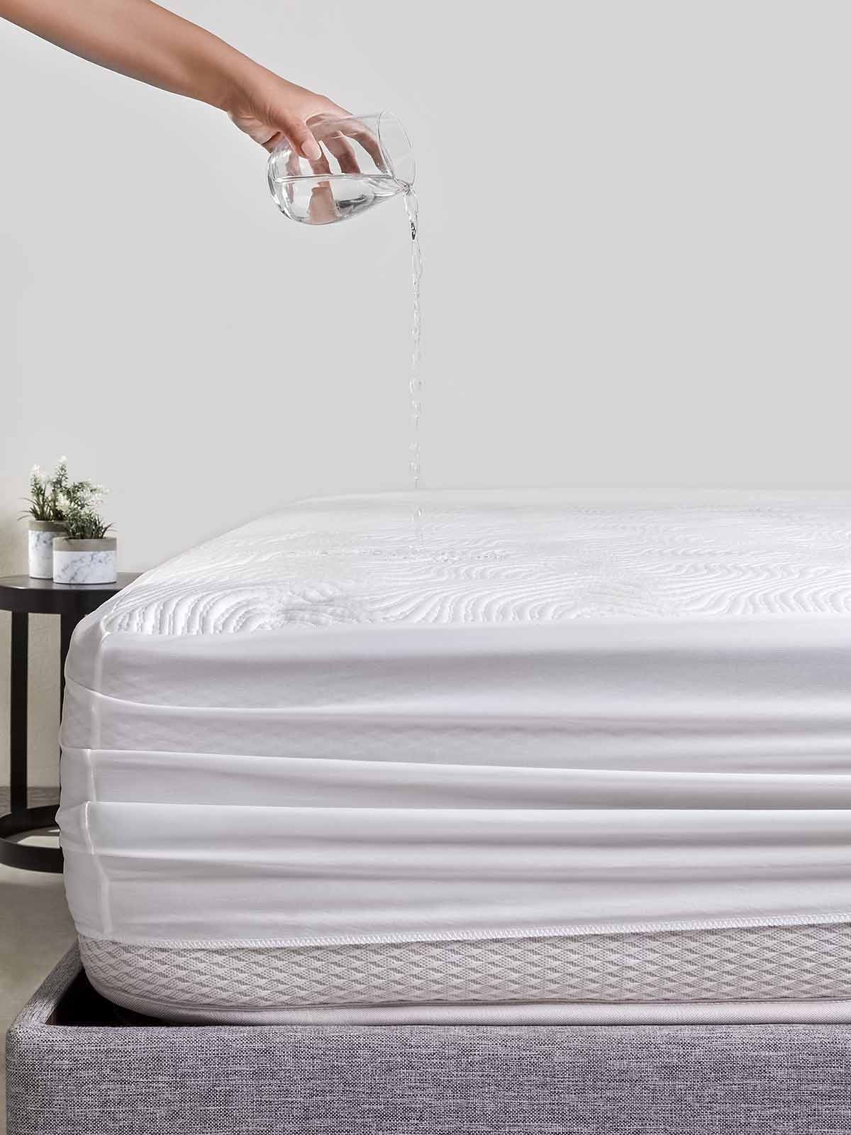 Αδιάβροχο Προστατευτικό Στρώματος Charisma Allover Tencel 180X200+40 / White