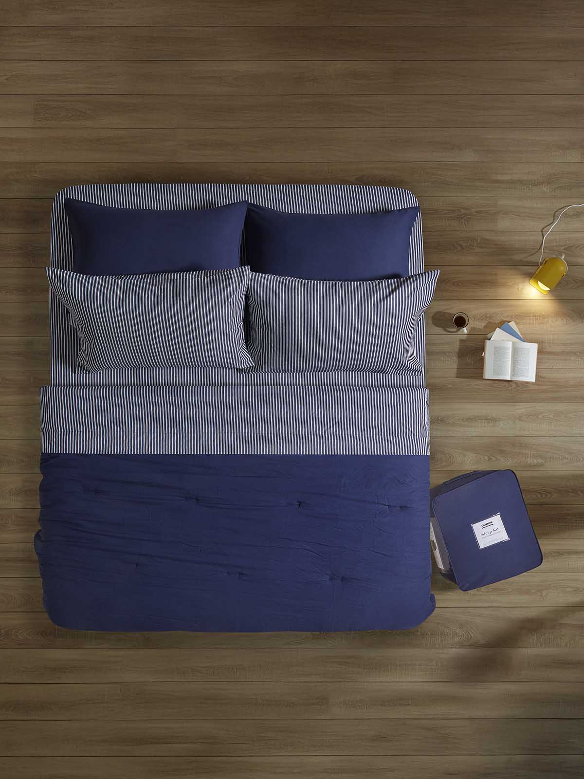 Cannon anniversary sleep kit 160X200+35 Blue