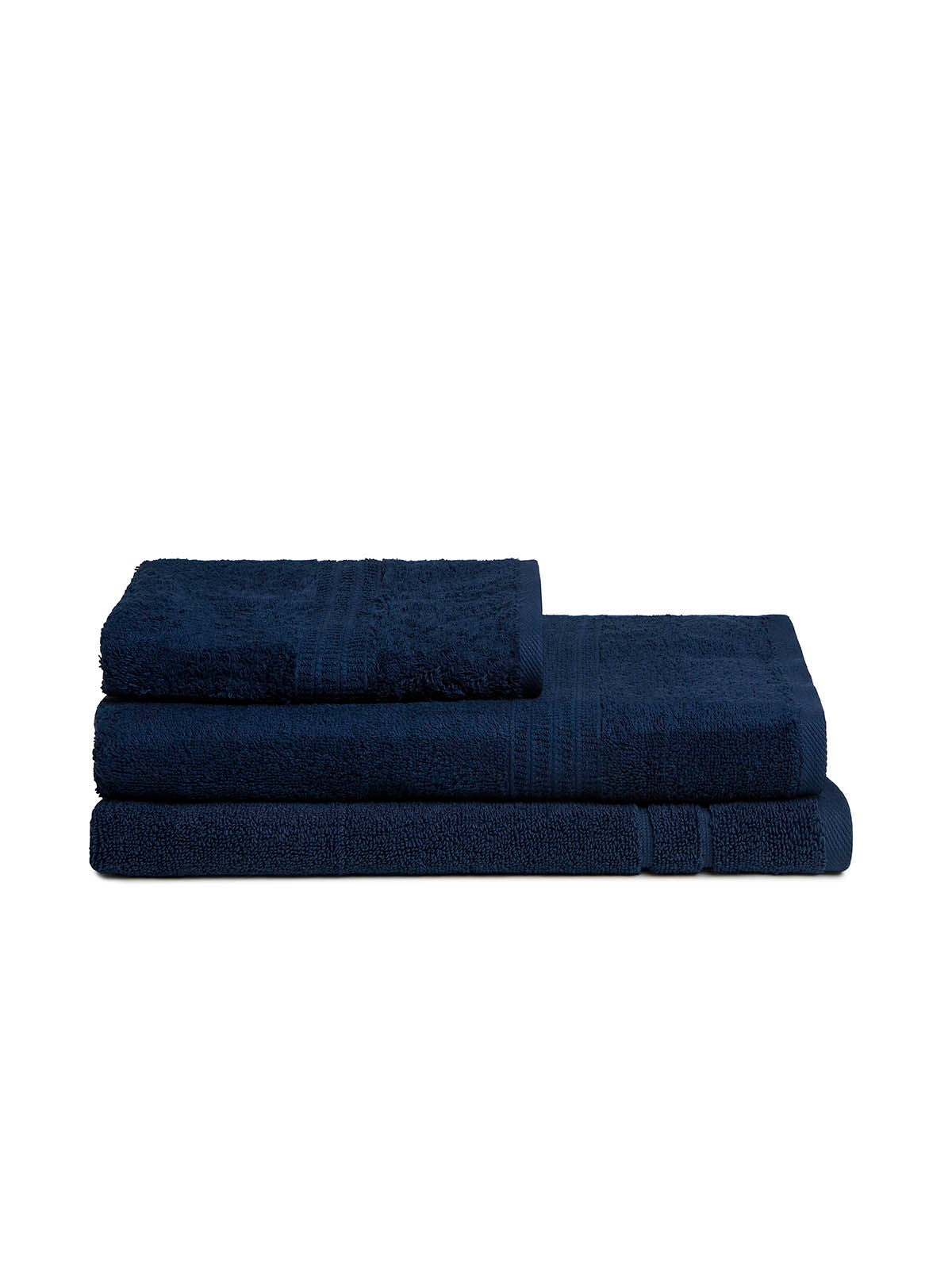 Σετ πετσέτες και χαλάκι μπάνιου homelovers organic 40X66+68X137+50X70 / Blue