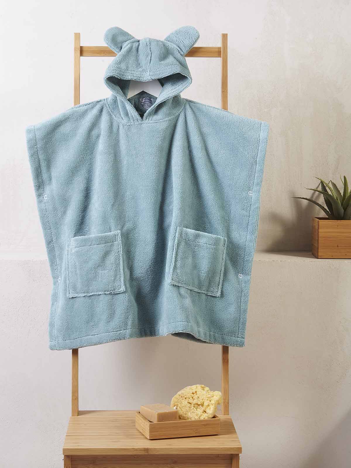 Cannon Παιδικό Μπουρνούζι Poncho 2-4 E Nile Blue