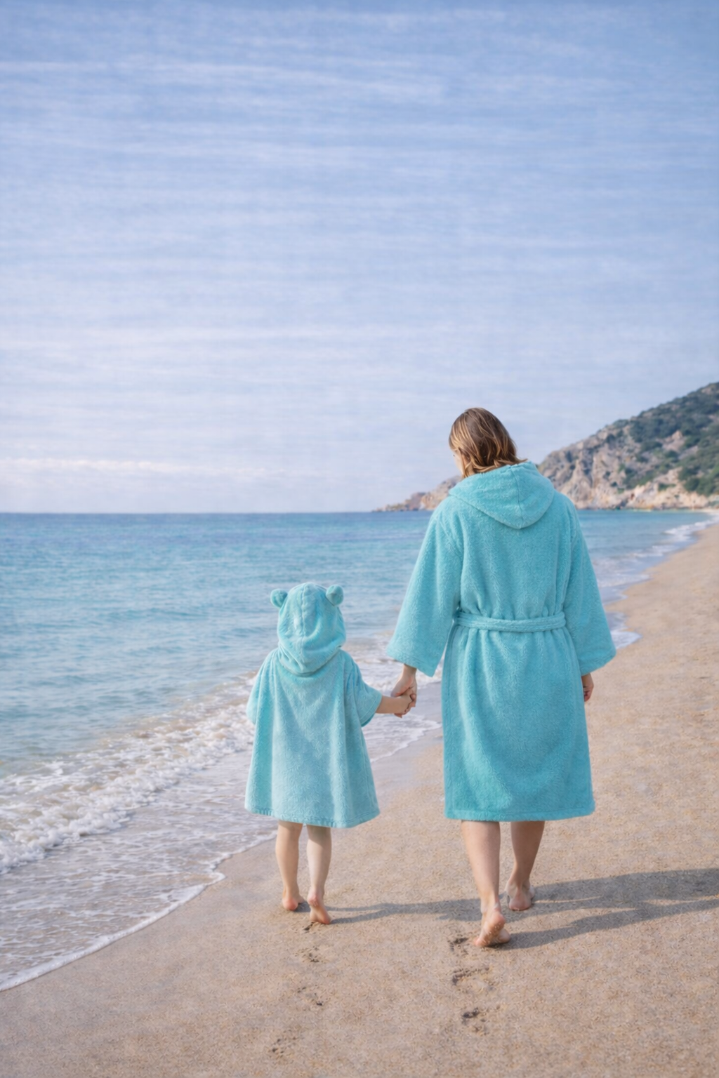 Cannon Παιδικό Μπουρνούζι Poncho 2-4 E Nile Blue