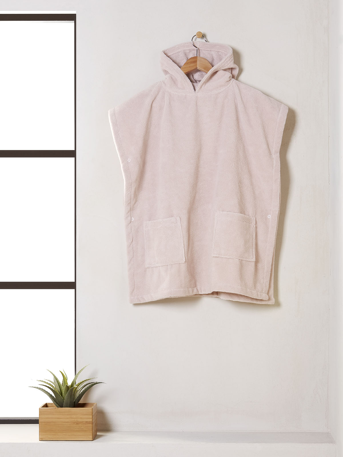 Cannon Παιδικό Μπουρνούζι Poncho 5-10 E Powder Pink