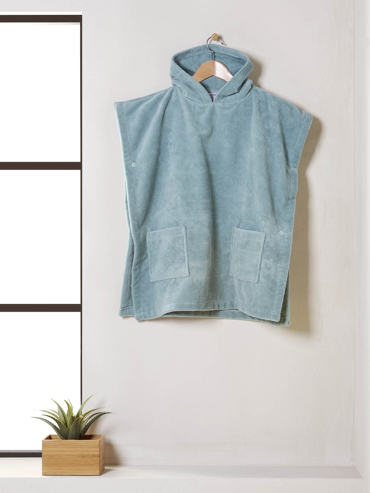 Cannon Παιδικό Μπουρνούζι Poncho 5-10 E Nile Blue