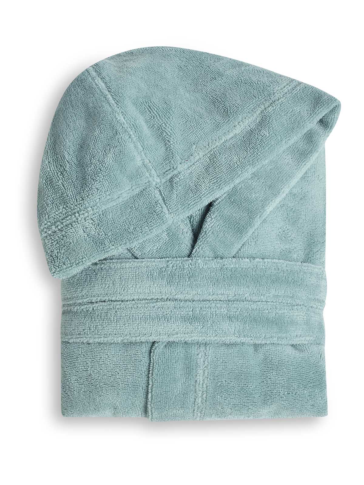 Cannon Μπουρνούζι με Κουκούλα L-XL Nile Blue