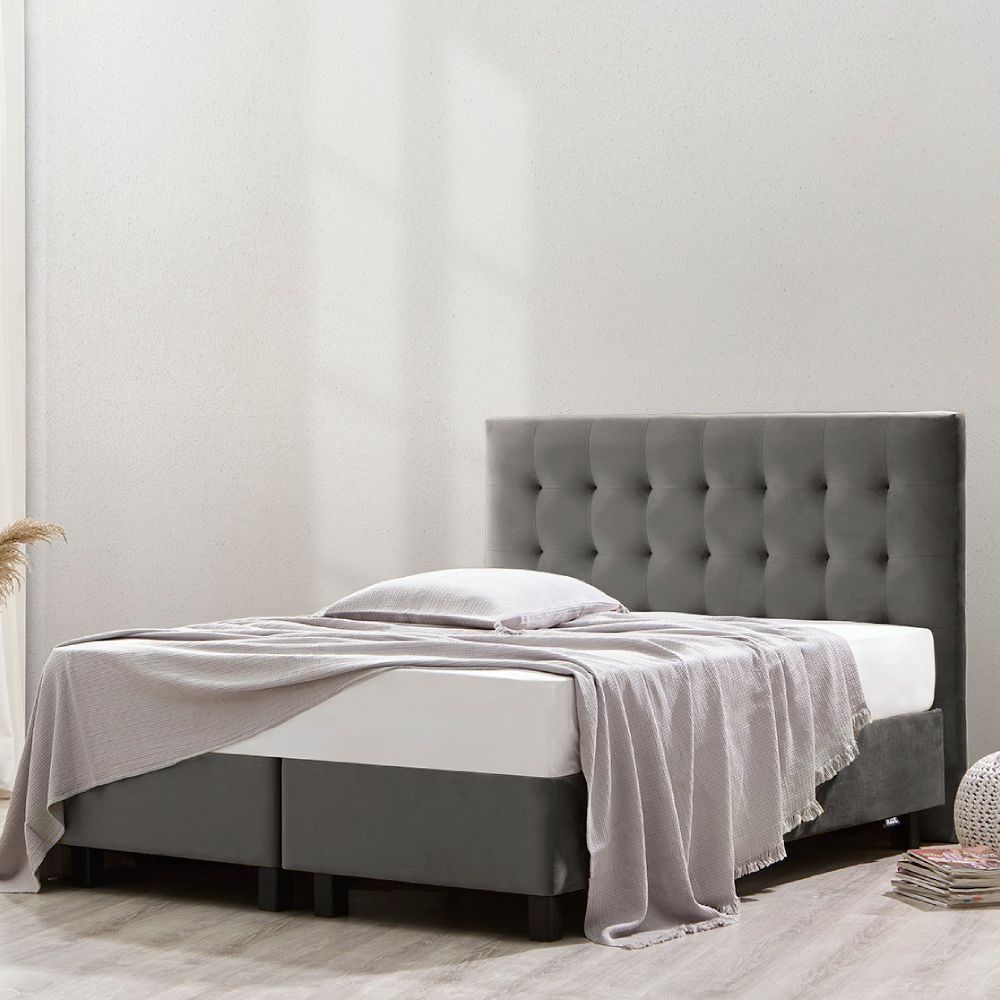 Κρεβάτι με Αποθηκευτικό Χώρο Hauz Nina 90X200 Grey 66