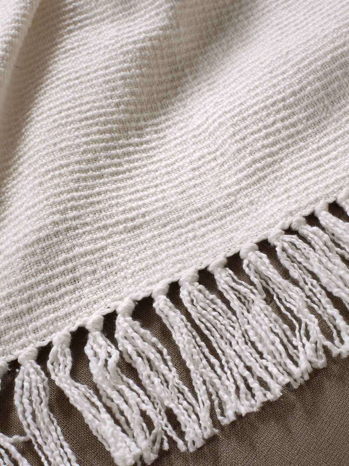 Ριχτάρι HAUZ Hand Woven Unicolor 180X230 White